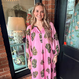 Palmer Palm Maxi Dress