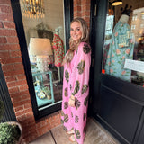 Palmer Palm Maxi Dress