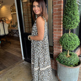 Vicky Animal Print Tiered Dress
