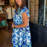 Alice Multi-Layered Floral Print Dress