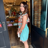 Janice Embroidery Mini Dress