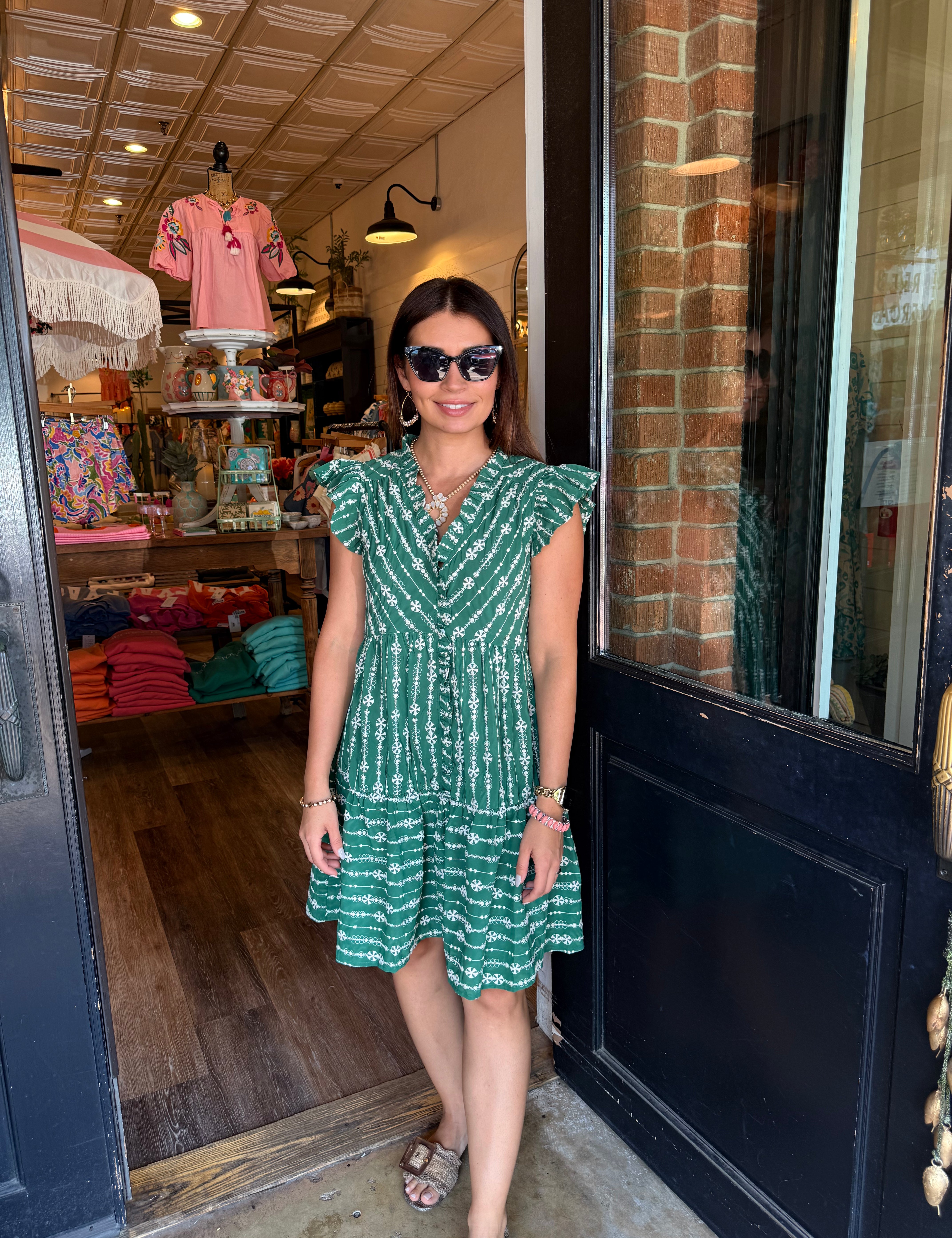 Lillian Ruffle Tiered Dress