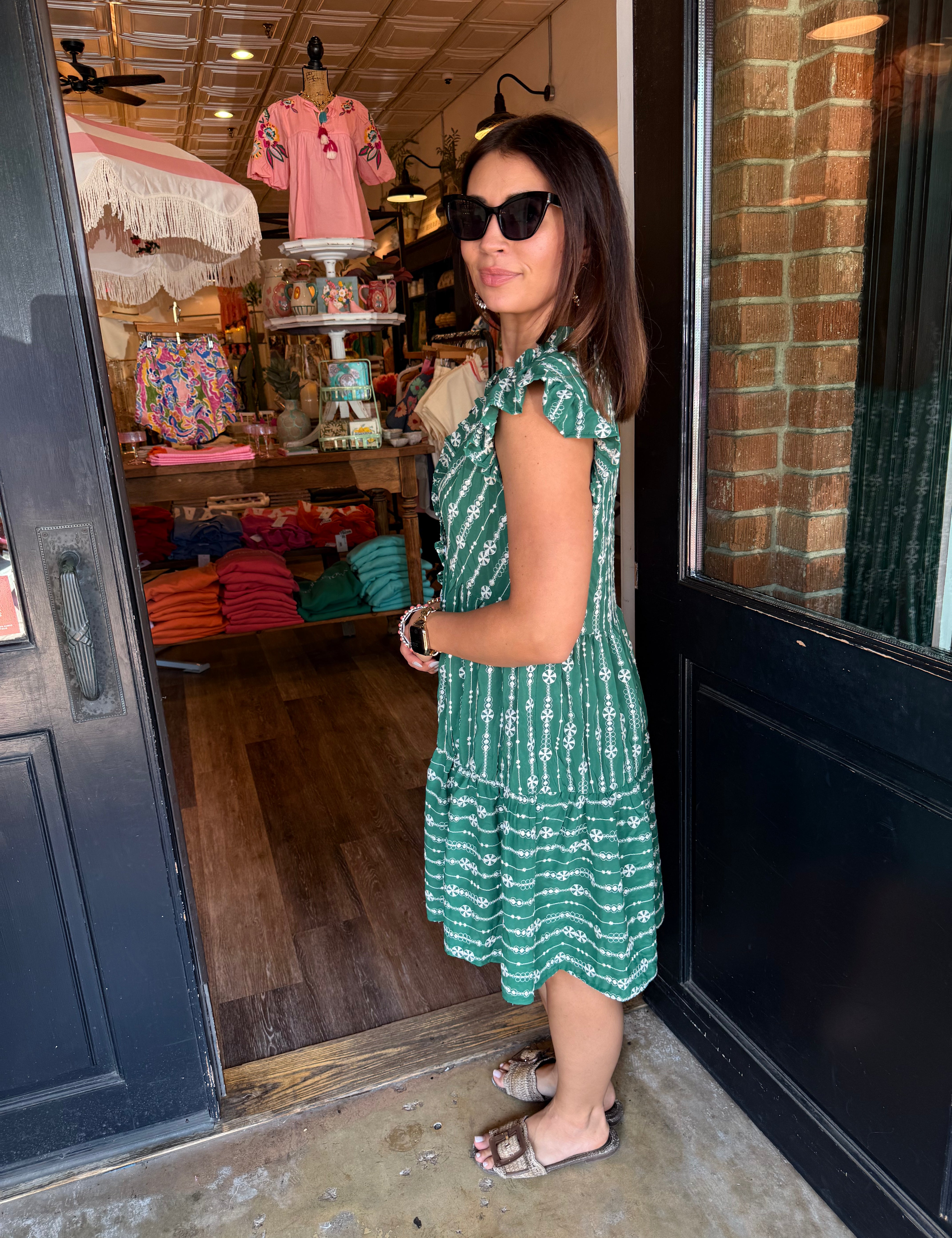 Lillian Ruffle Tiered Dress