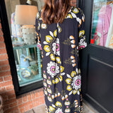 Camille Boho Midi Dress