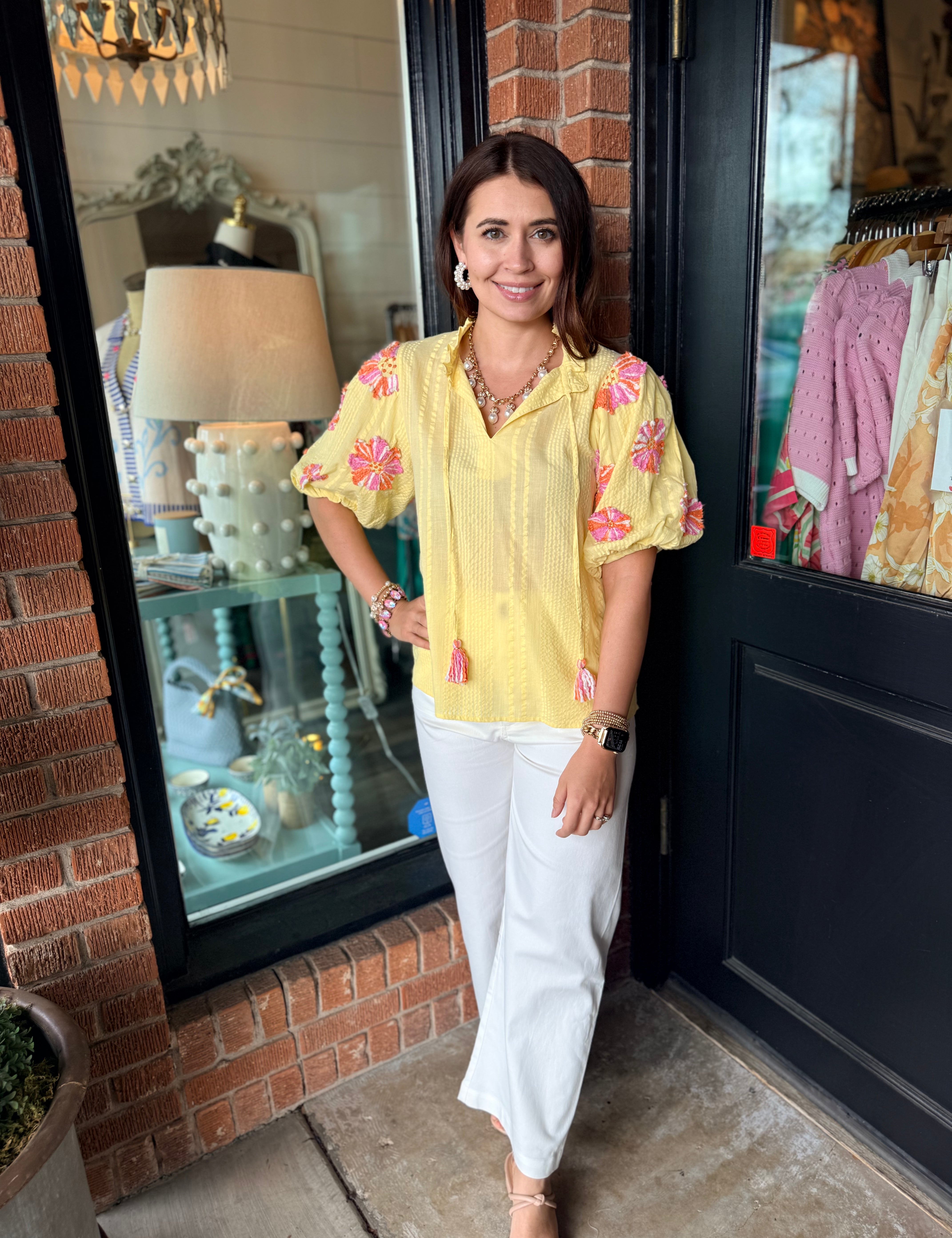 Brantley Puff Sleeve Top