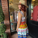 Hazel Floral Ruffle Tiered Dress