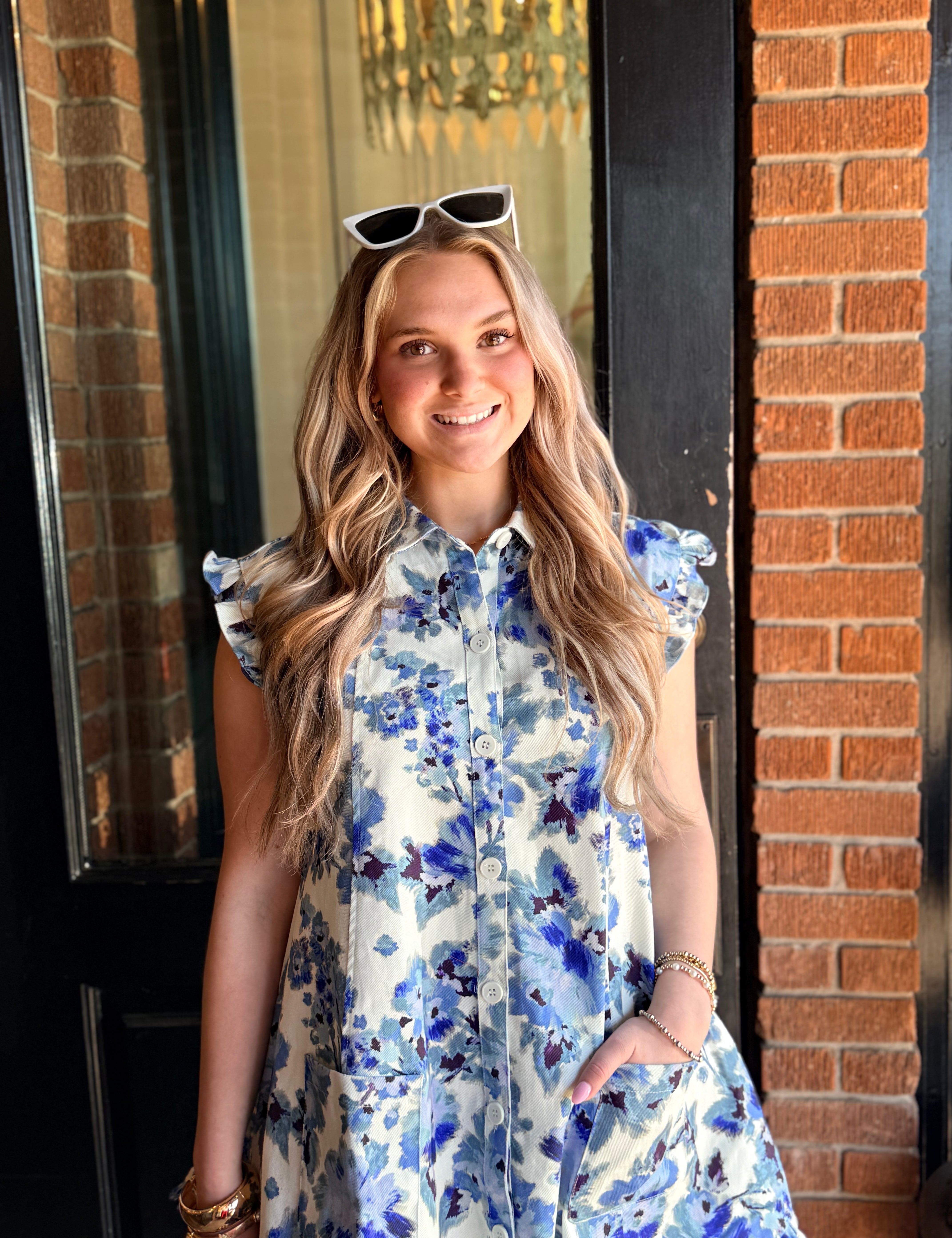 Emilia Ruffle Mini Dress