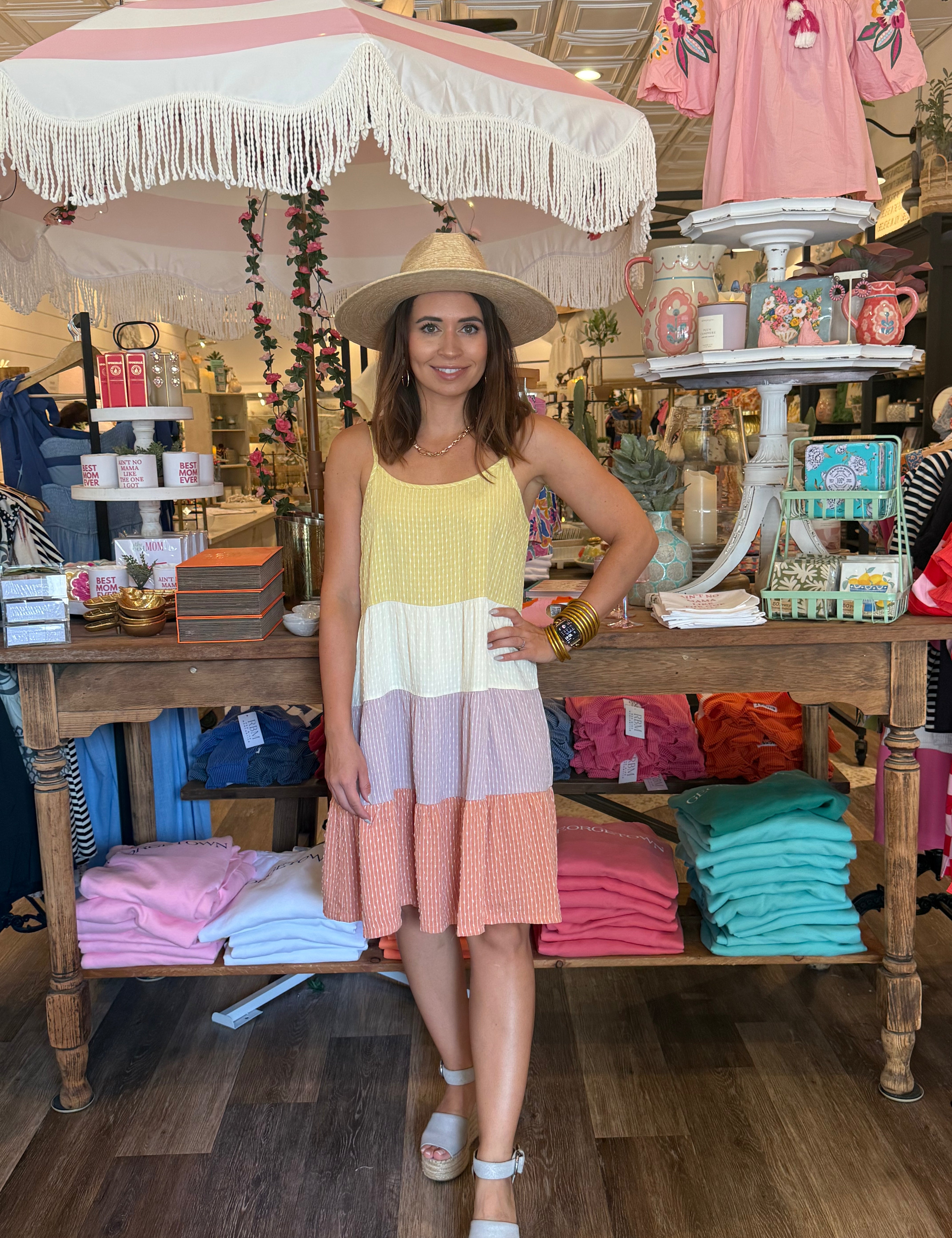Sienna Multi-Color Block Dress