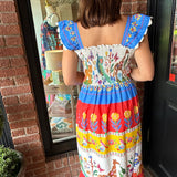 Alina Smocked Maxi Dress
