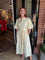 Valerie Striped Eyelet Midi Dress