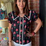 Lyla Floral Puff Sleeve Blouse