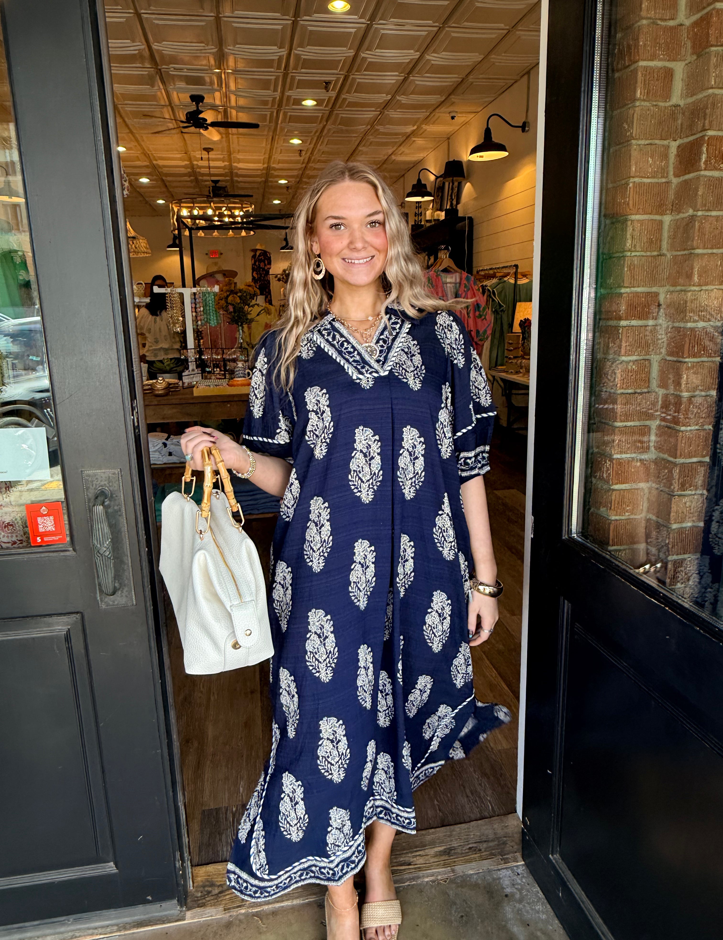 Carolyn Collared Midi Dress