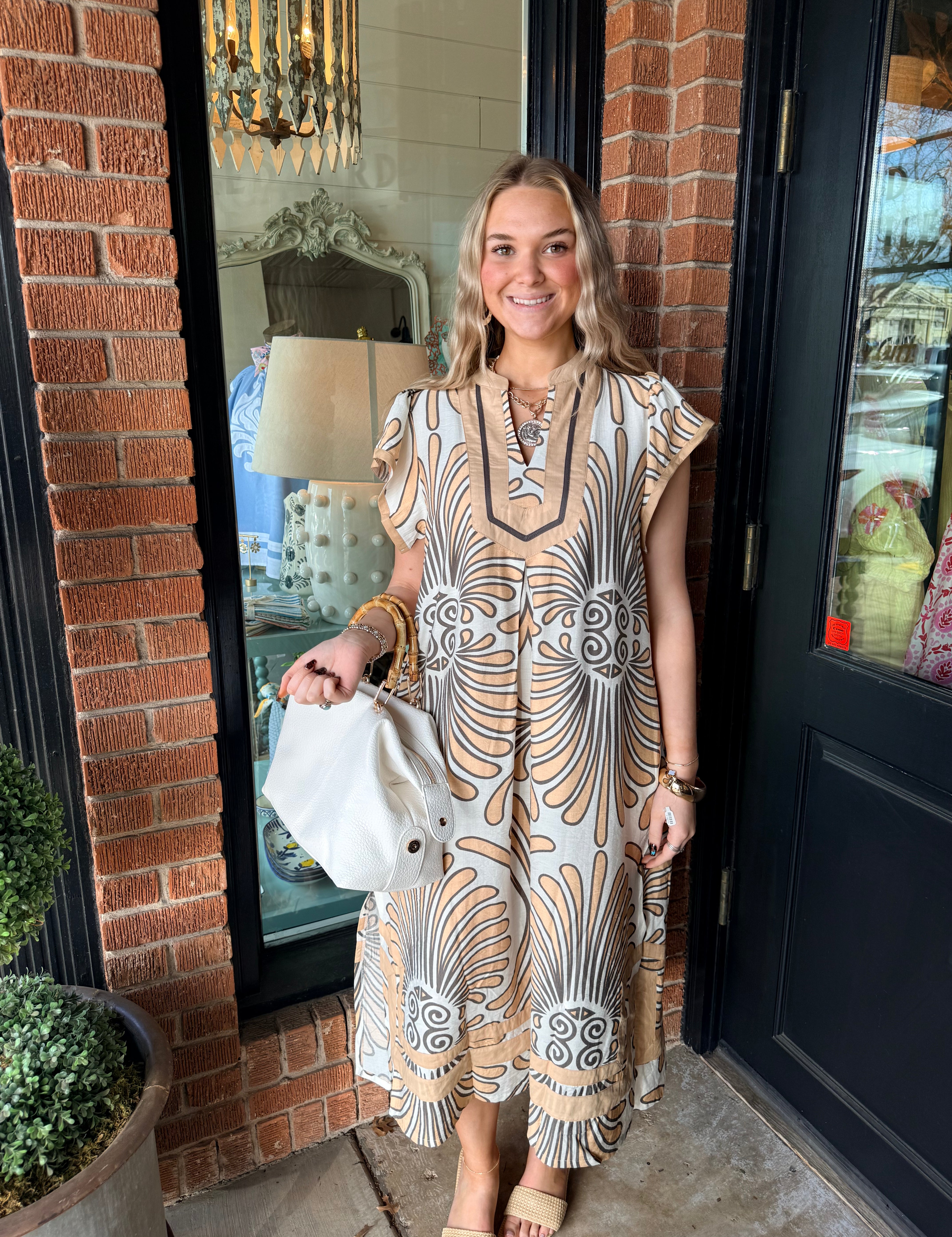 Kami Bold Print Midi Dress