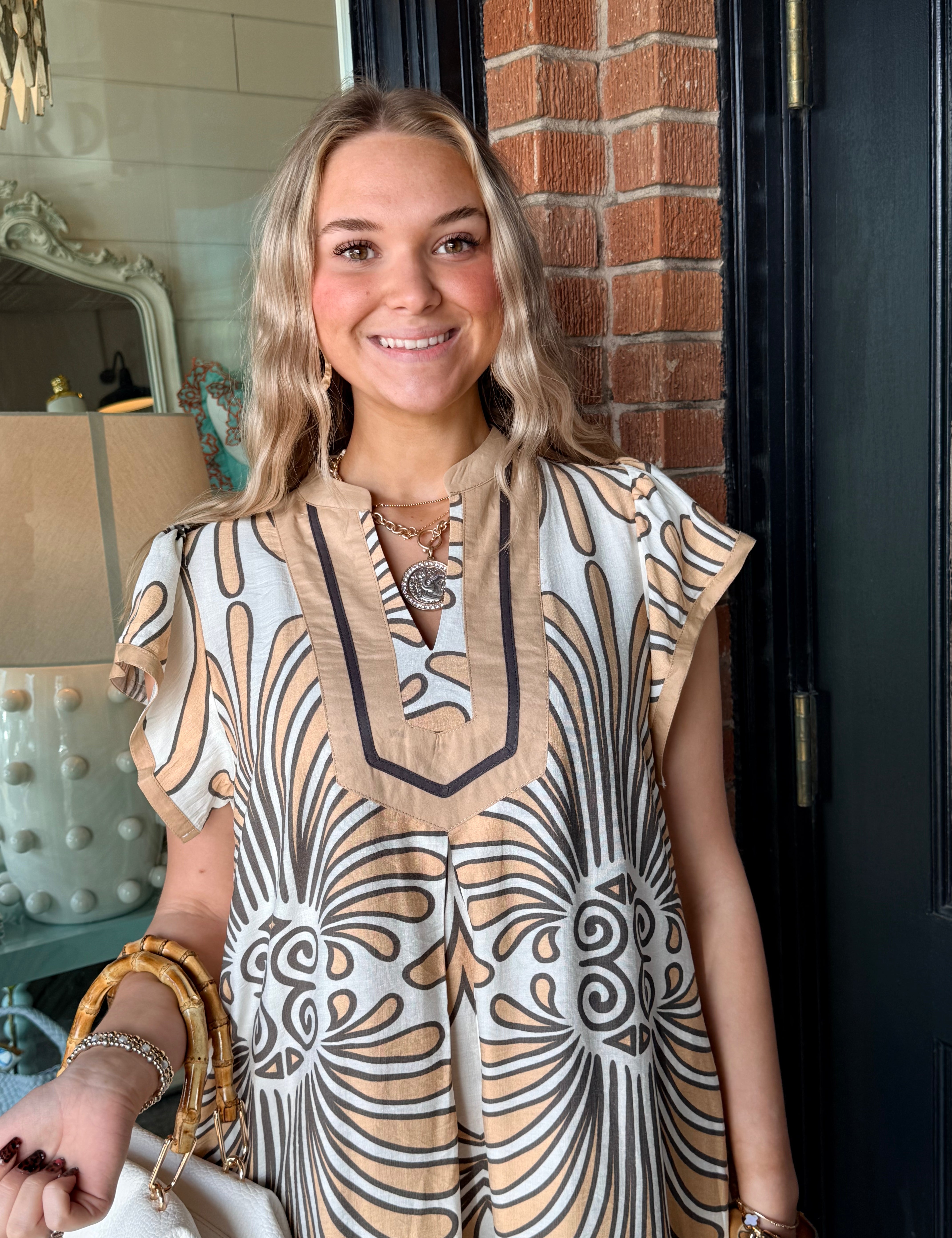 Kami Bold Print Midi Dress