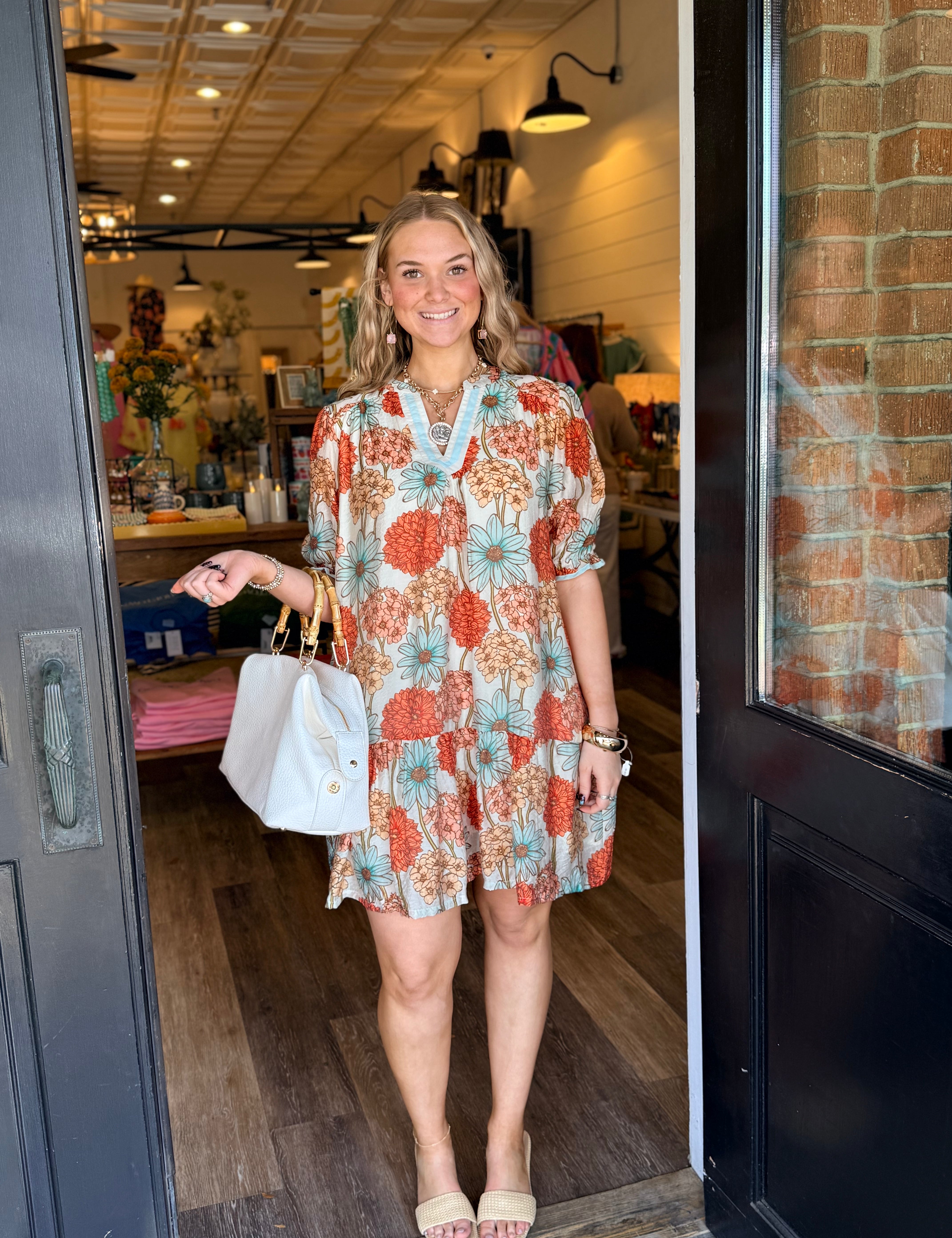 Ella Floral Babydoll Dress