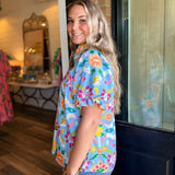 Natalia Floral Top