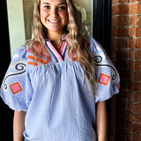 Leigha Puff Sleeve Top