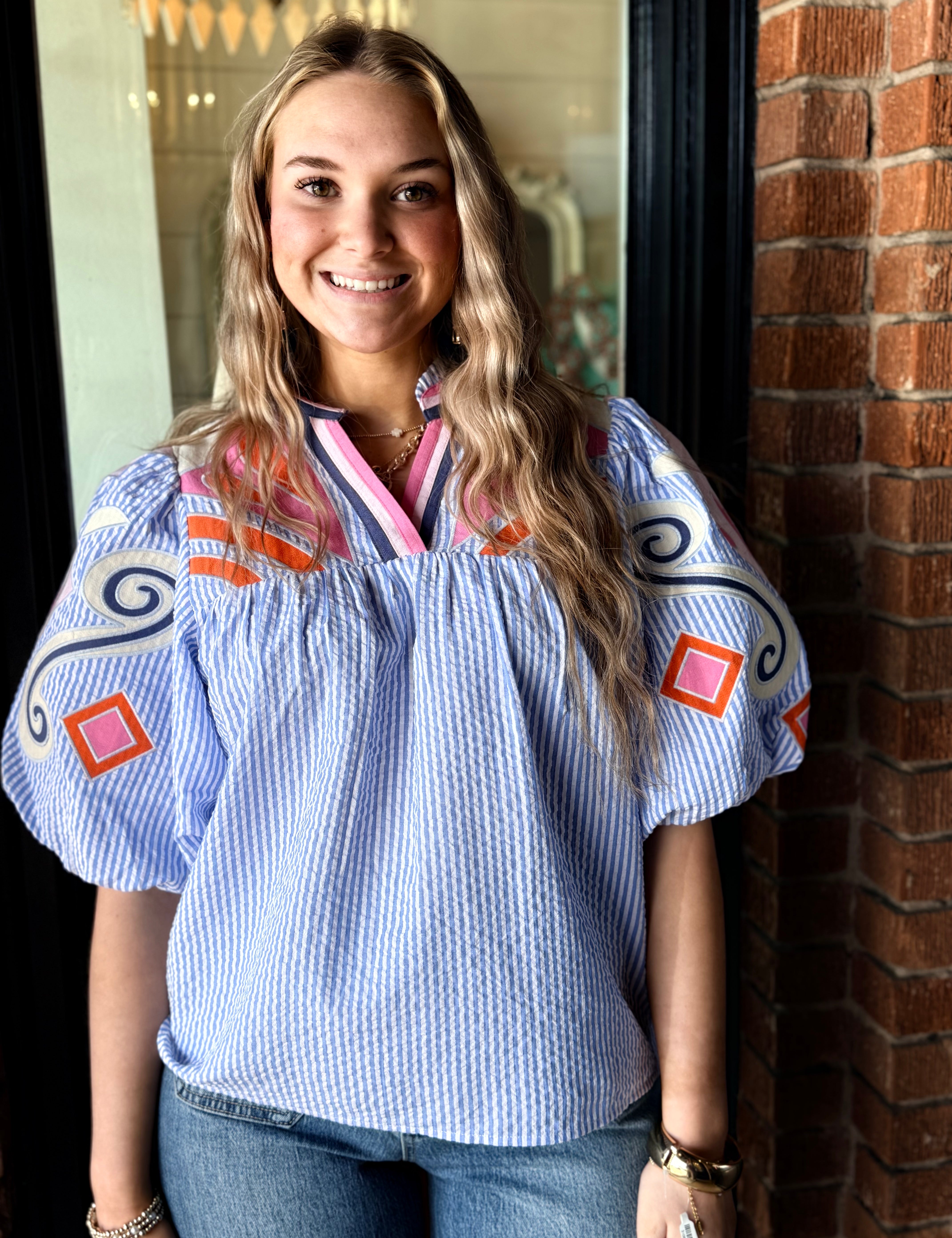 Leigha Puff Sleeve Top