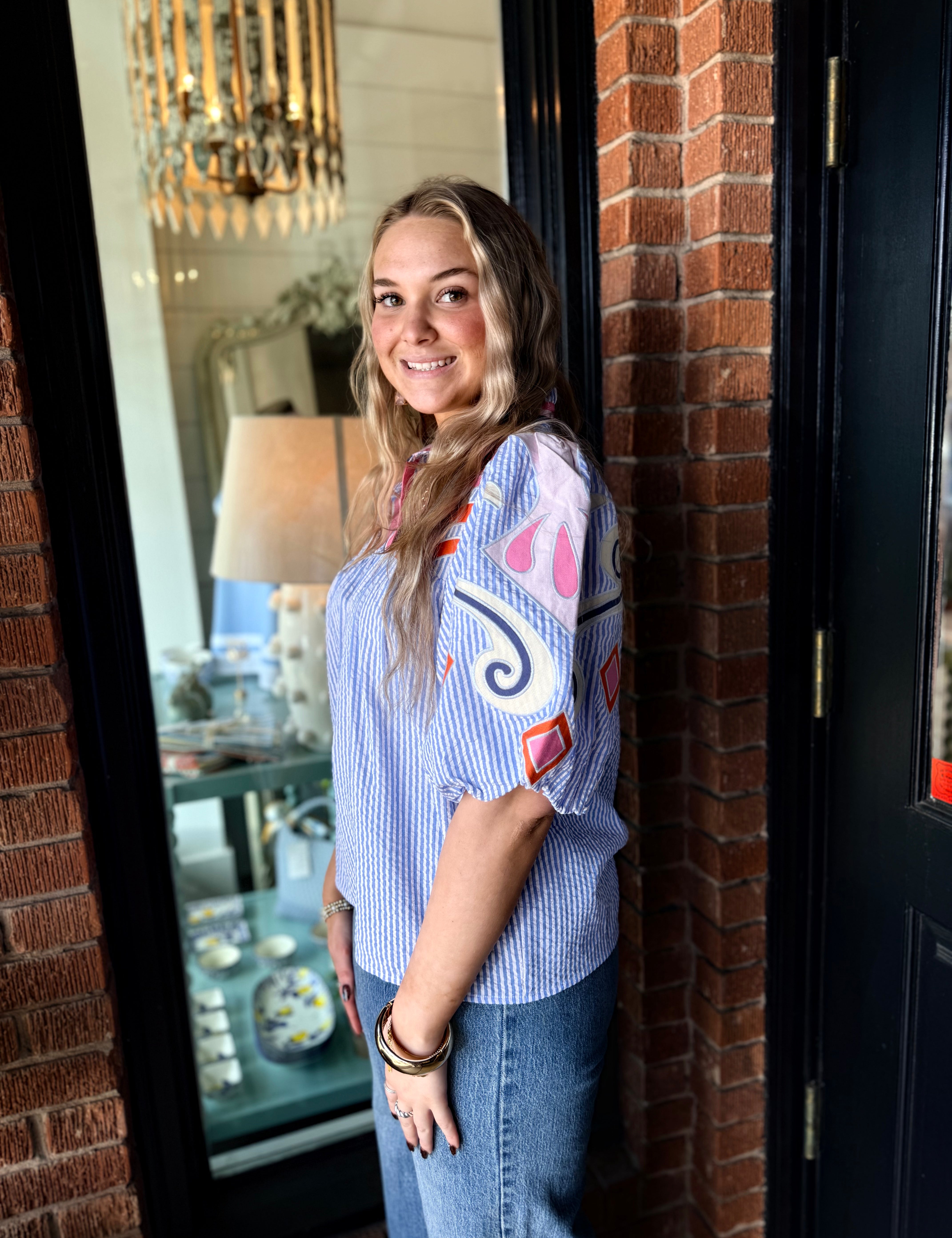 Leigha Puff Sleeve Top