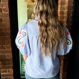 Leigha Puff Sleeve Top