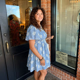 Jade Smocked Mini Dress