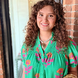 Sarah Green Babydoll Dress