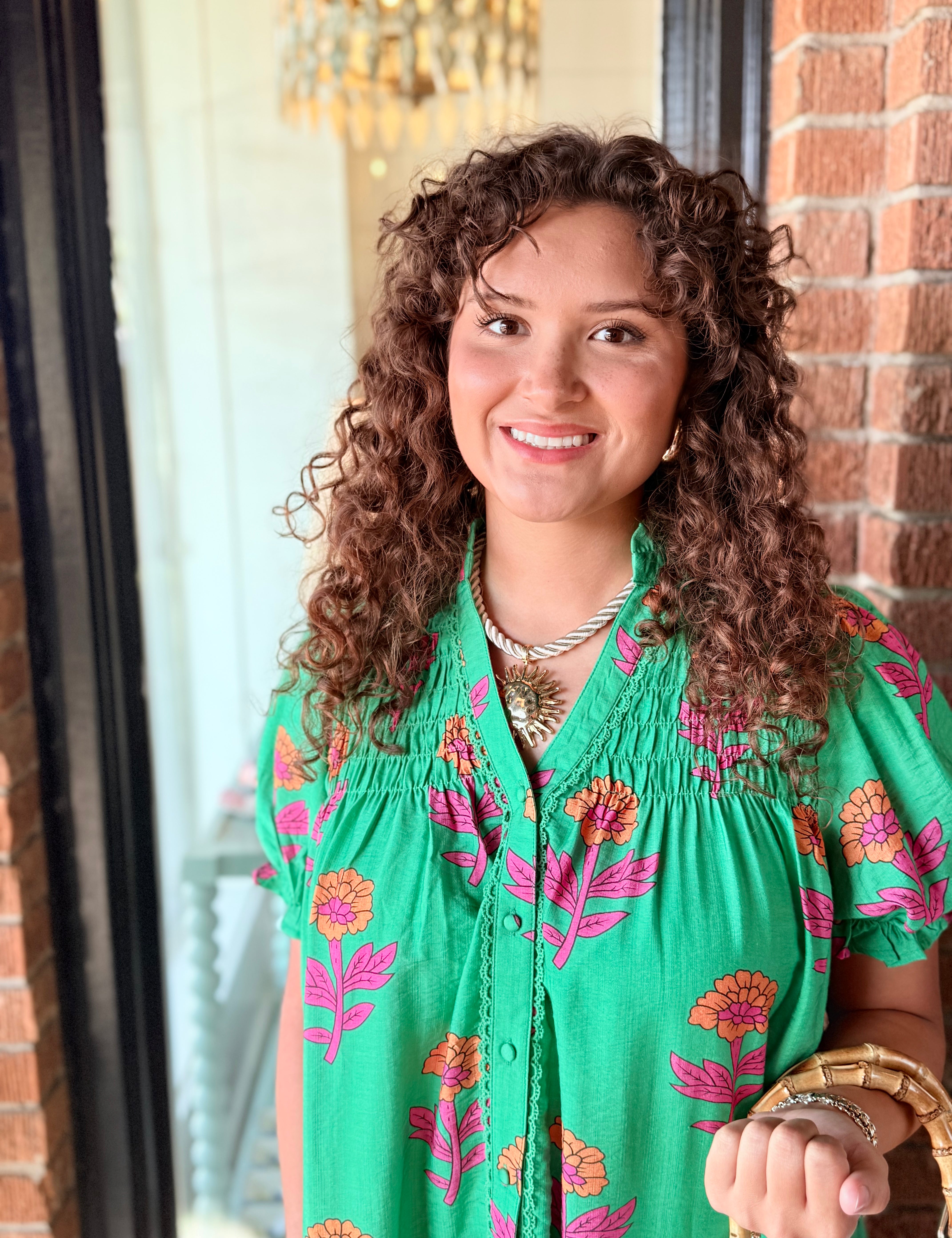 Sarah Green Babydoll Dress