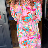 Raven Paisley Maxi Dress