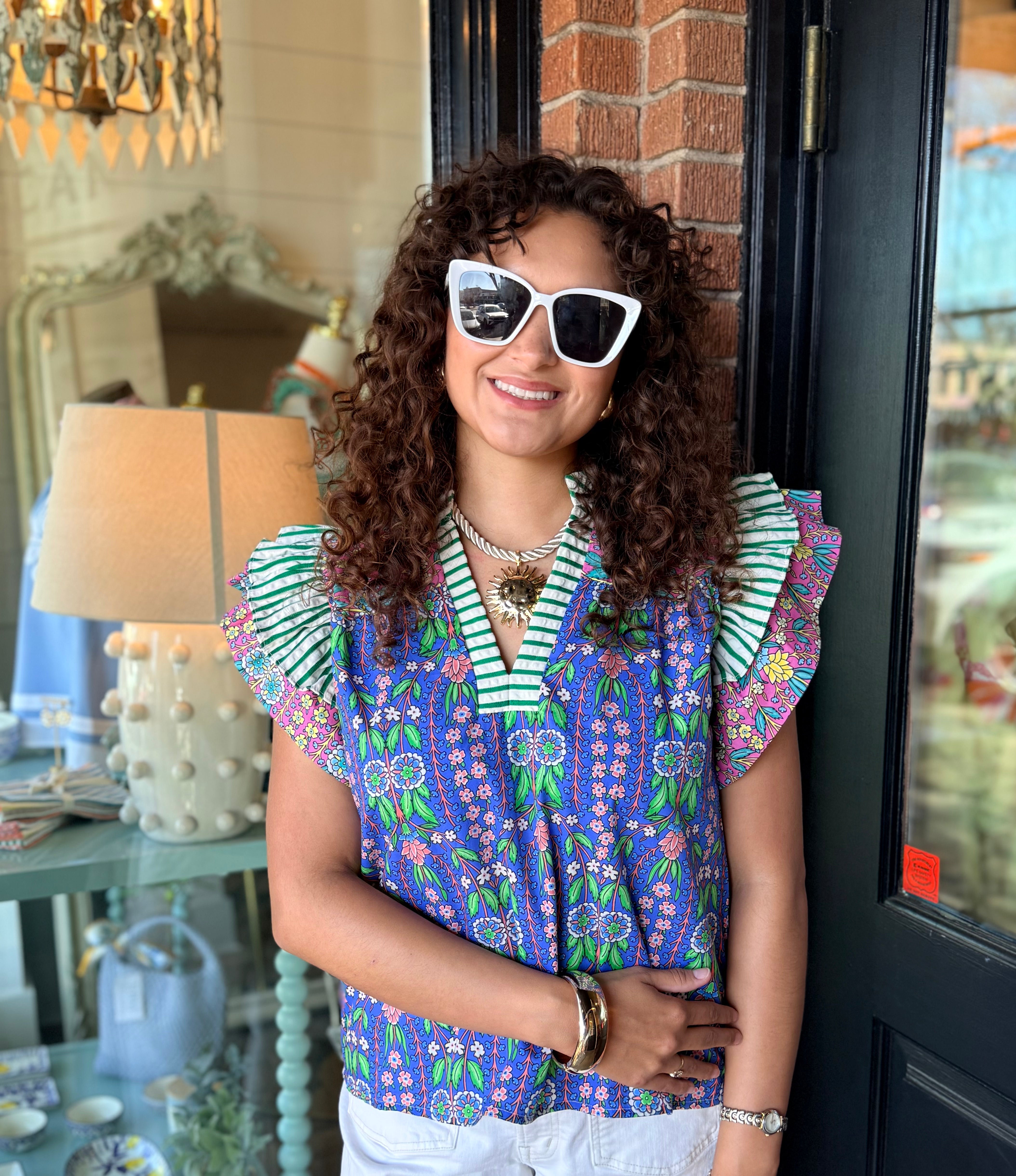 Ellen Flutter Sleeve Top