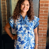 Cameron Blue Floral Top