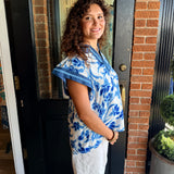 Cameron Blue Floral Top