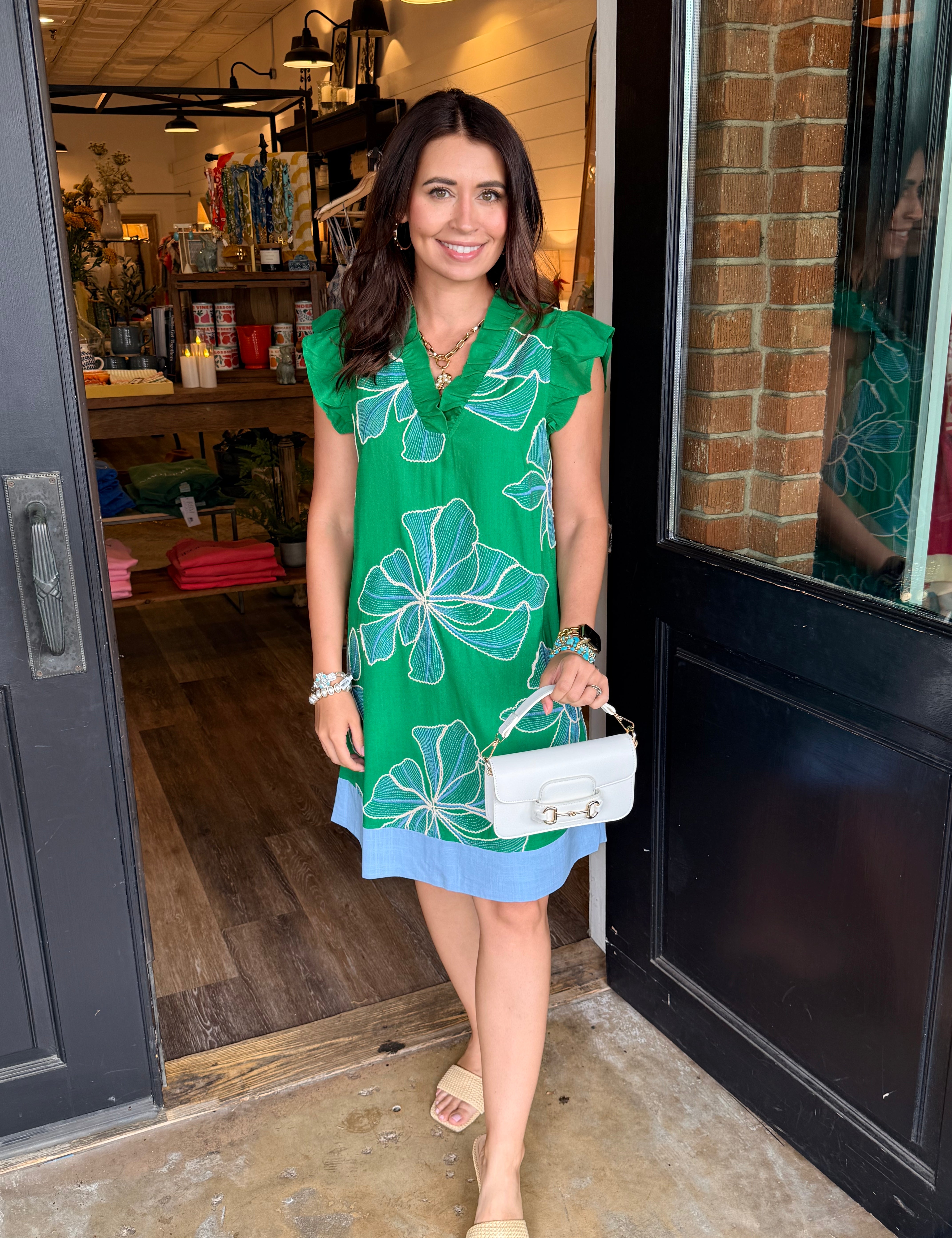 Kayla Floral Shift Dress