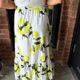 Leslie Lemon Maxi Skirt