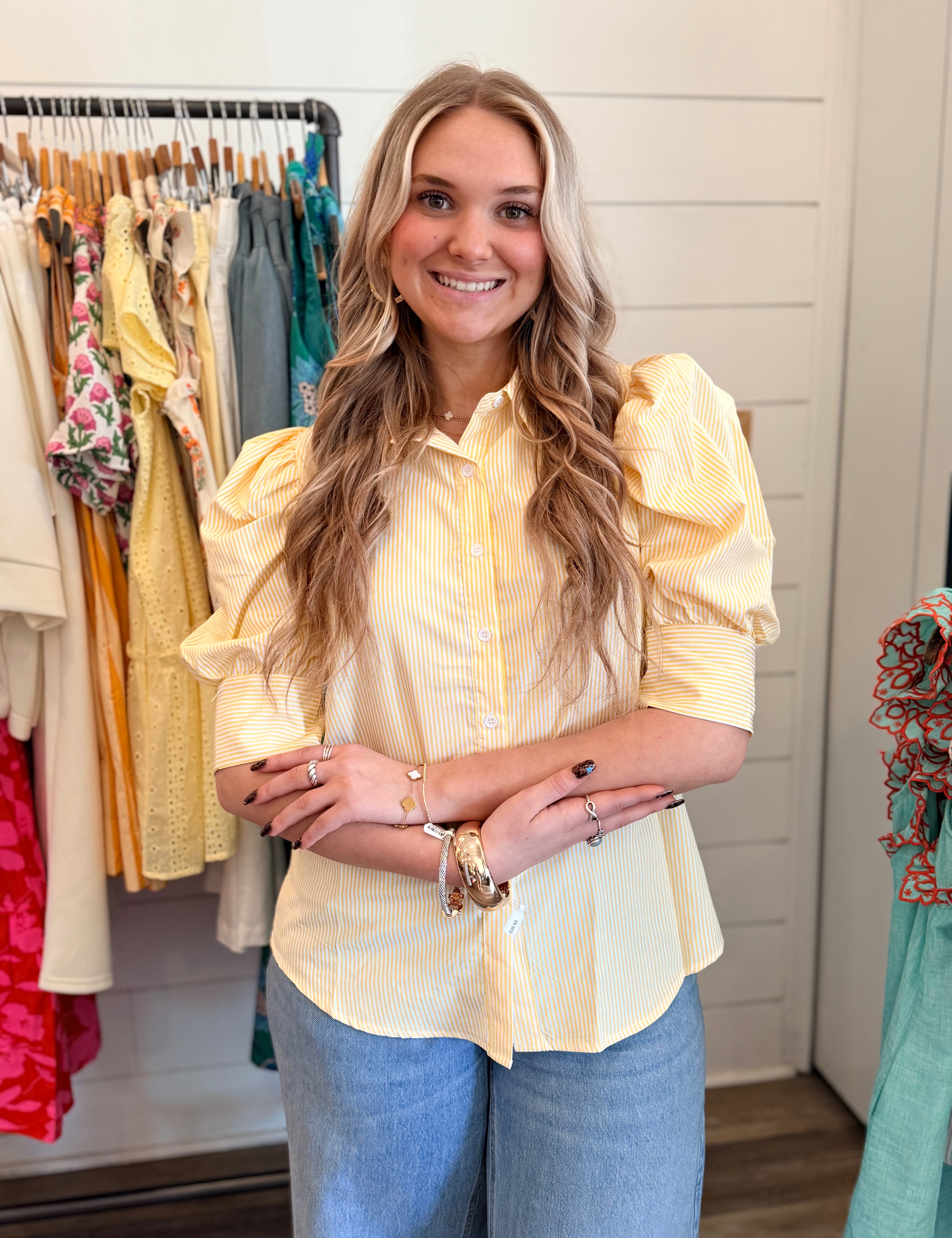 Annie Collared Neck Top