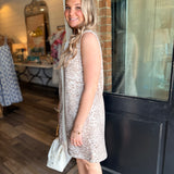 Janet Zip Leopard Mini Dress