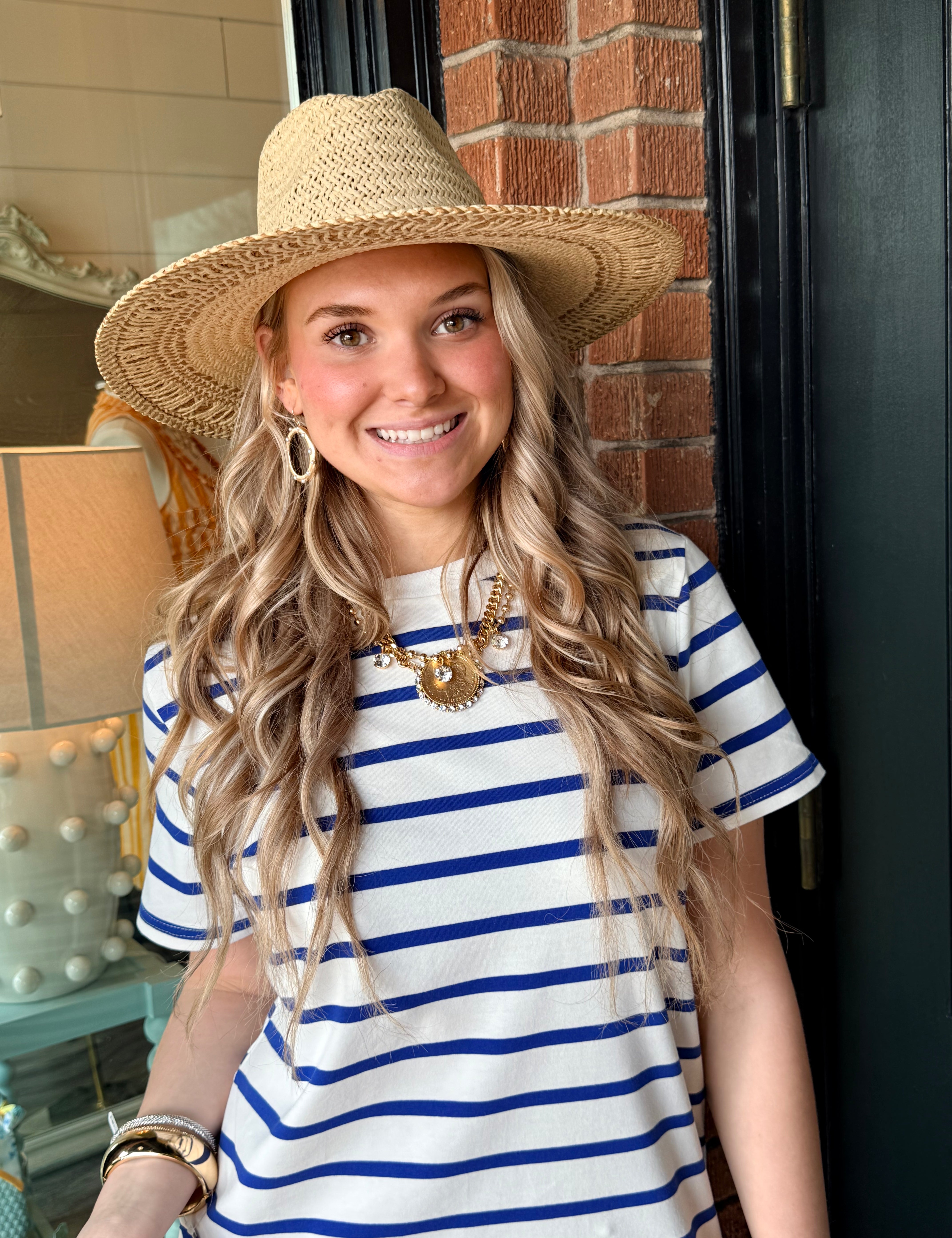 Cassie Stripe T-Shirt Dress