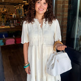Patricia Embroidered Mini Dress