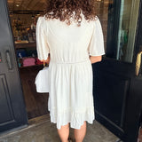 Patricia Embroidered Mini Dress