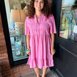 Patricia Embroidered Mini Dress