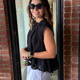 Anya Woven Cotten Top