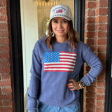 American Flag sweatshirt
