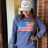 American Flag sweatshirt