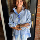 Denell Striped Top