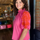 Ally Embroidered Top