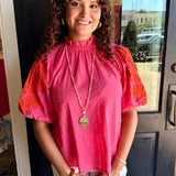 Ally Embroidered Top