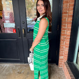 Jayden Striped Midi Dress