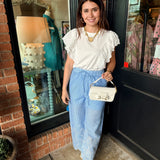 Ginger Striped Wide Leg Pant