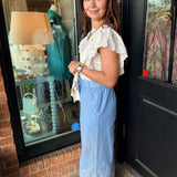 Ginger Striped Wide Leg Pant