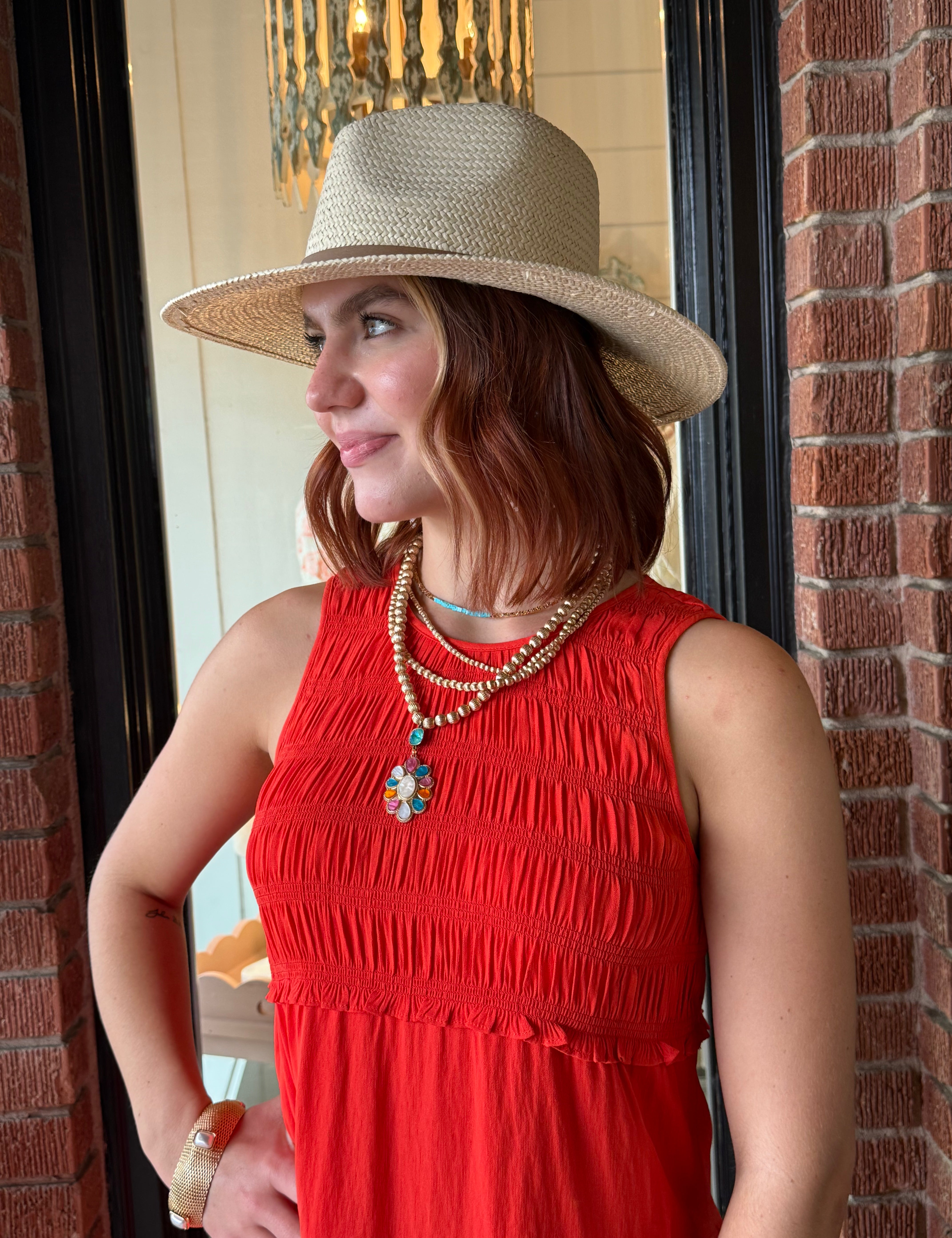 Amy Tiered Smocked Midi Dress