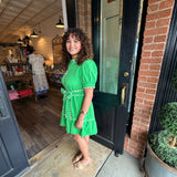 Jessica Puff Shoulder Dress
